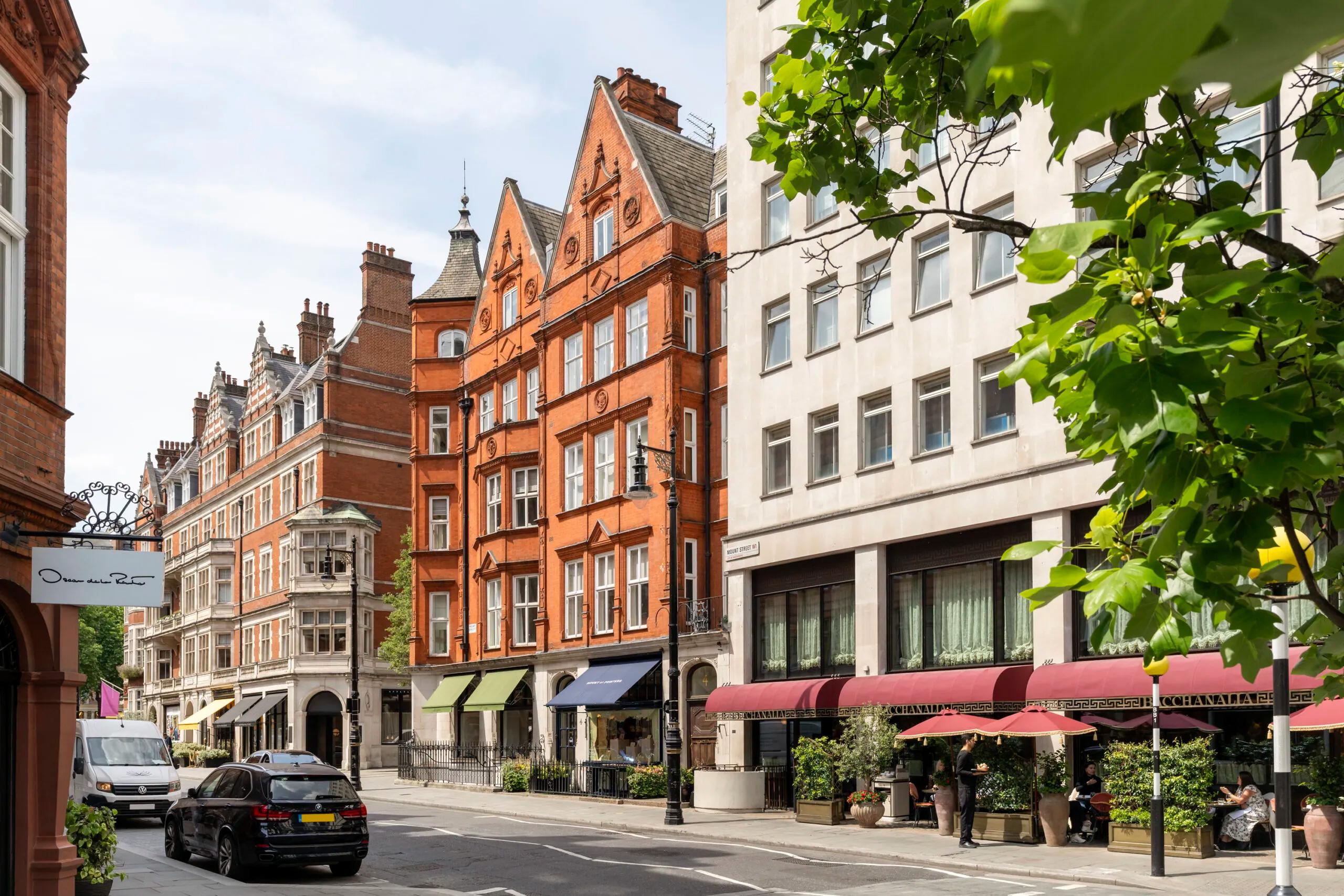Mayfair townhouses, London